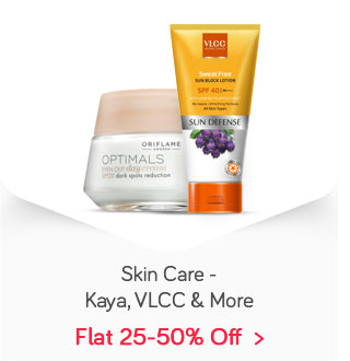 Flat 25-50% Off on Skin Care (Kaya, VLCC & more)