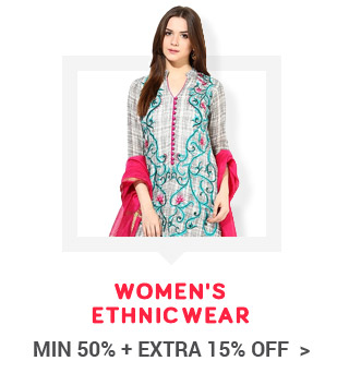 Women's Ethnic Wear - Min 50% + Extra 15% Off