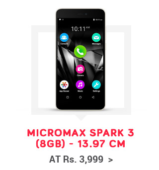 Micromax Spark 3 (8GB) - 13.97 cm