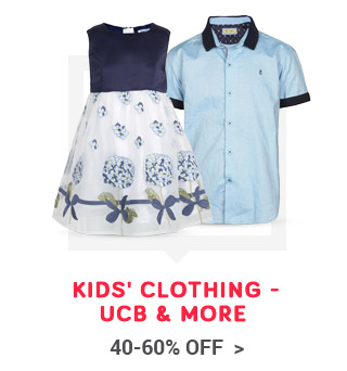 Kids' Clothing Top Brands - UCB, 612 League & more - 40-60% Off