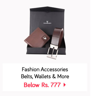 Fashion Accessories : Below Rs.777 -Belts | Wallets & More
