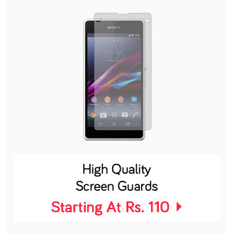 High Quality Screen Guards starting Rs 110