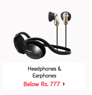 Headphones & Earphones Below Rs. 777
