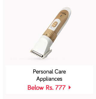 Personal Care Appliances : Below Rs. 777