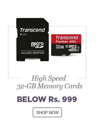 High Speed 32 GB Memory Cards Below 999