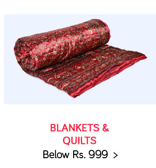 Blankets & Quilts - below Rs. 999