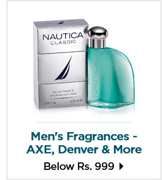 Men's Fragrances - Below Rs. 999 (AXE | Denver & more)