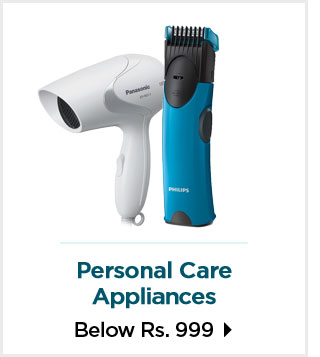 Personal Care Appliances - Below Rs. 999