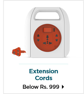 Extension Cords-Below Rs. 999