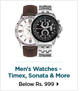 Men's Watches - Below Rs. 999 ( Timex | Sonata & more)