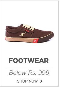 "Footwear   - Under Rs.999  Casual Shoes, Floaters  & More"