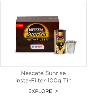 "Nescafe Sunrise Insta-Filter 100g Tin (With Tumbler Inside)    "