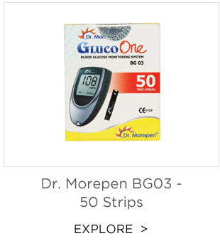 Dr. Morepen BG03 - 50 Strips (Strips only Pack)