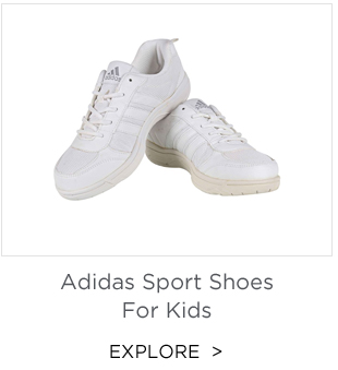 Adidas White Sport Shoes For Kids
