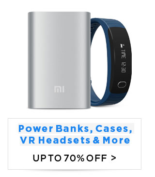 Amazing Accessories  For Your Smartest Phones - Up to 70% off- Power Banks | Cases | VR Headsets & More