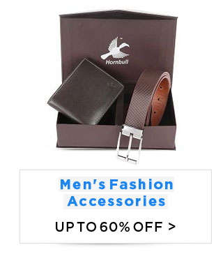Men's Fashion Accessories- up to 60% off- Wallets, Belts & more
