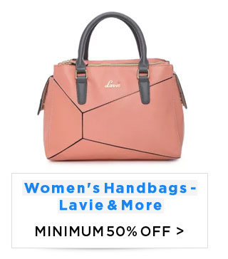 Women's Handbags - Min.50% Off - Lavie & more