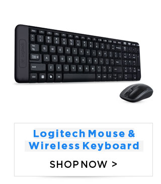 Logitech MK215 Mouse Combo and Wireless Keyboard