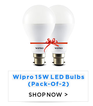 Wipro 15W Pack of 2 LED Bulbs
