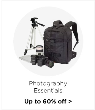 "Photography Essentials - Up to 60% Off
