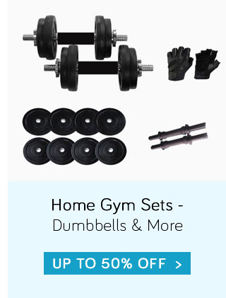 Home Gym Sets - Dumbbells & more Up to 50% Off