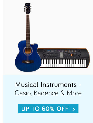 Musical Instruments - Casio, Kadence & more Up to 60% Off