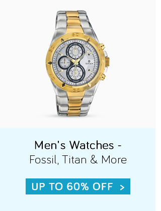 Men's Watches -Fossil | Titan & More - Up to 60% Off