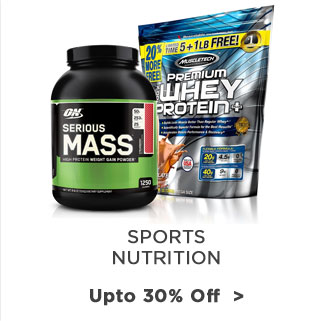 Sports Nutrition Upto 30% Off