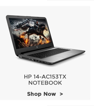 HP 14-ac153TX Notebook (5th Gen Intel Core i3- 4GB RAM- 1TB HDD- 35.56cm (14)- Windows 10- 2GB Graphics) (Silver)