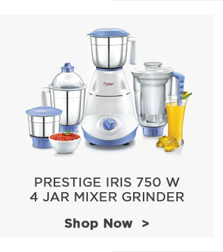 Prestige Iris 750 W 4 Jar Mixer Grinder