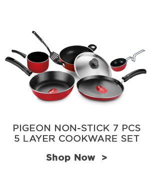 Pigeon Non-Stick Grand 7 pcs 5 layer Cookware Set