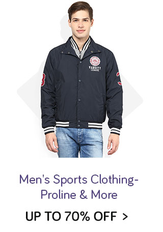 Men's Sports Clothing - Up to 70% Off - Proline & more