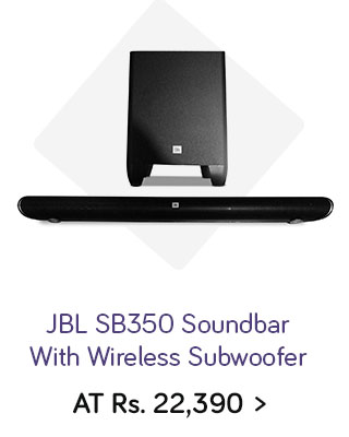 JBL SB350 Soundbar with wireless Subwoofer