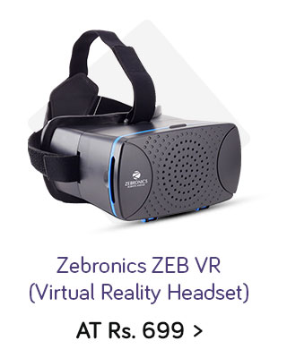 Zebronics ZEB VR ( Virtual Reality Headset) Gaming/3D Movies - Black