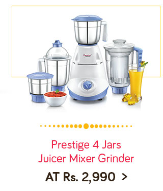 Prestige IRIS 750 Watt 4 Jars Juicer Mixer Grinder