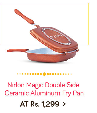 Nirlon Magic Pan/Double side pan Ceramic Aluminum Fry Pan 28 na