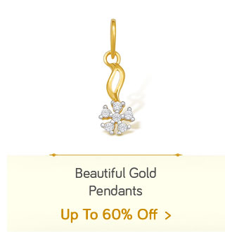 Beautiful Gold Pendants - Upto 60% Off