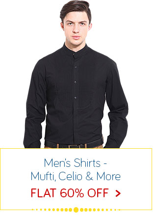"Shirts - Min. 50% Off  Mufti, Celio & More"