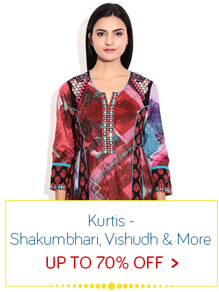 Kurtis - Up to 70% Off - Shakumbhari | Vishudh & more