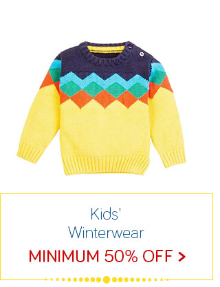 Kids' Winterwear- Min. 50+ Extra 20% Off