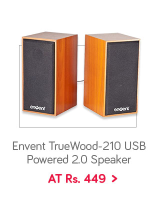 Envent TrueWood 210 USB powered 2.0 speaker