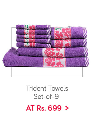 Trident Set of 9 Towels