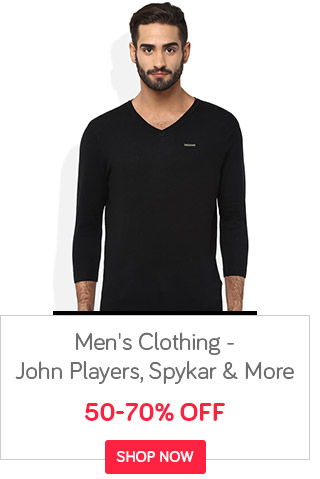 Men's Clothing - 50-70% Off - John Players | Spykar & More
