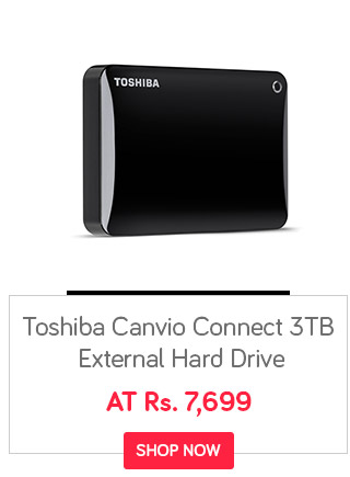 Toshiba Canvio connect 3 TB External Hard Drive