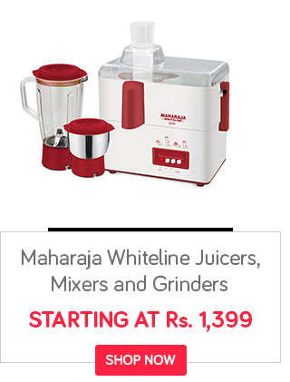 Maharaja Juicers, Mixers and Grinders - Starting at Rs.1399