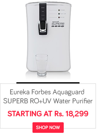 Eureka Forbes Aquaguard SUPERB RO+UV water purifier