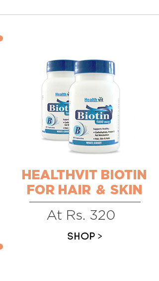 Healthvit Biotin For Hair Skin & Nails