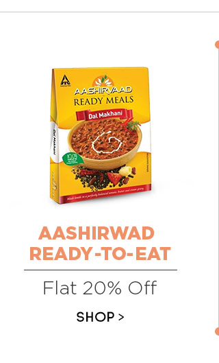 Aashirwad Ready to eat Flat 20% off
