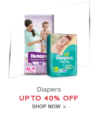 Diapers - Upto 40% Off