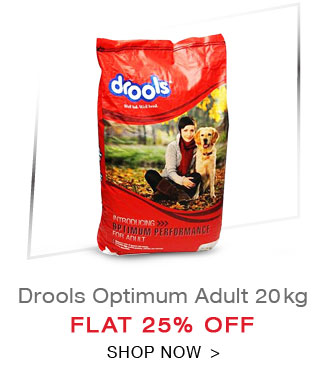 Drools Optimum Adult 20 KG Bag - Flat 25% Off